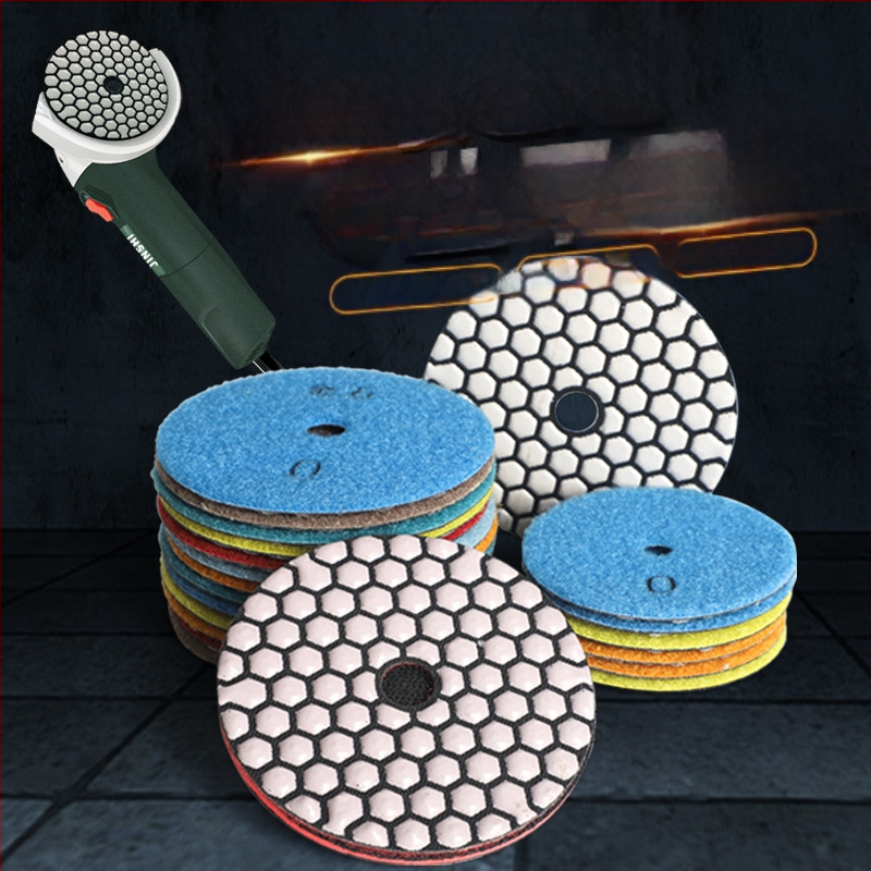 Диамантени дискове за сухо шлайфане за мрамор и гранит – полиране и фаскиране – твърдост Q