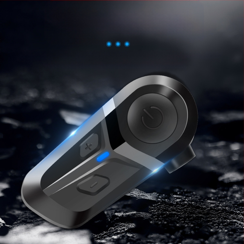 L1 Bluetooth ακουστικό κράνους για μοτοσικλέτα – Intercom, αδιάβροχο και ανθεκτικό στη σκόνη, μονοφωνικό, ένα αυτί, εμβέλεια 100 m, αυτονομία 32 h, κλήσεις και μουσική