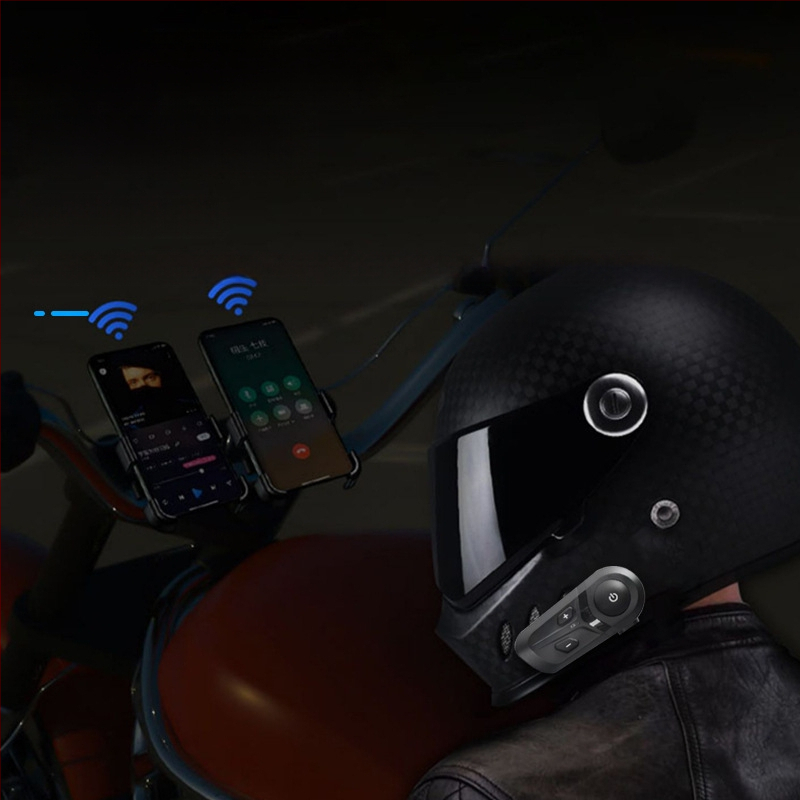 L1 Bluetooth ausuņa motociklu ķiverei – interkoms, ūdensizturīgs un putekļu izturīgs, mono, vienpusējs, 100 m darbības diapazons, 32 stundu darbības laiks, zvani un mūzika atbalsts