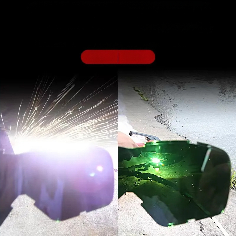 Suvirinimo kaukė, ant galvos užsidėjama, PC medžiaga, svoris 185 g, tamsinimo lygiai 92/18/15/5