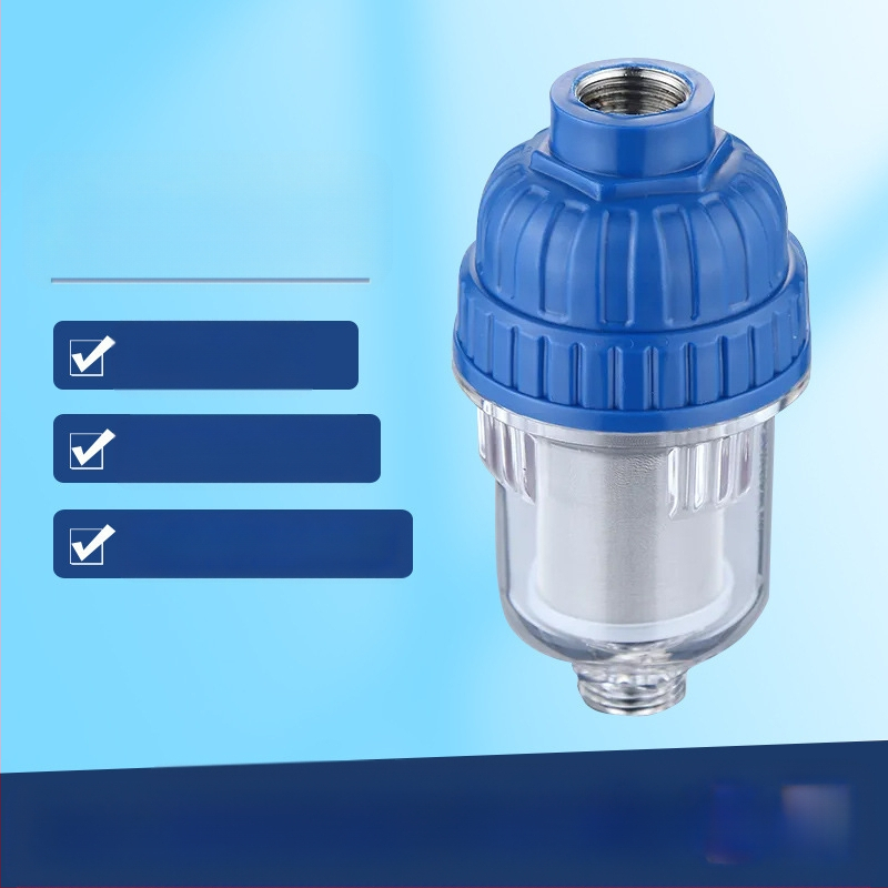 Nerūdijančio plieno išankstinis filtras vandeniui, mažas filtras, išankstinė filtracija, šalina kalcio nuosėdas, rūdą ir nuosėdas