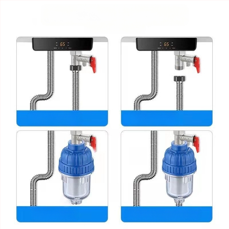 Nerūdijančio plieno išankstinis filtras vandeniui, mažas filtras, išankstinė filtracija, šalina kalcio nuosėdas, rūdą ir nuosėdas