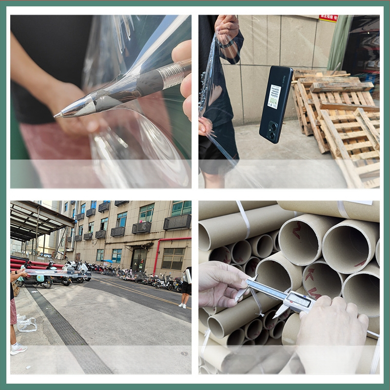 Qiwei LDPE индустриален разтегателен филм за опаковане – прозрачен защитен филм, персонализирана обработка