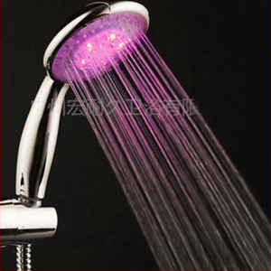 Dušo galva su temperatūros kontrole ir LED apšvietimu - ABS medžiaga, Modelis H0725, 0-90°C