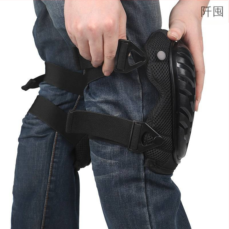 Eridun защита на талията с износоустойчив твърд корпус (оксфорд плат, TPR корпус, EVA пяна, силиконова подложка)