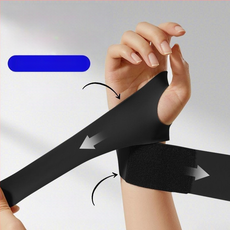 Регулируема киткова ортеза от спандекс – тънък дизайн, за бадминтон (материал: спандекс; спорт: бадминтон; категория: киткова ортеза; универсално приложение)