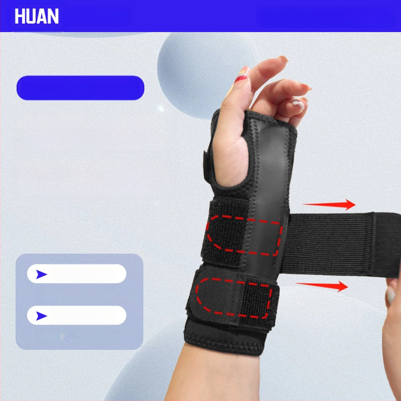 Протектор за китки с опора за спорт, модел HA-003-HW, неопрен/найлон, за бягане и фитнес