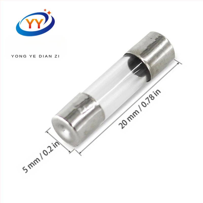 YONGYE стъклен предпазител, 0,2A–20A, смесен комплект, 100 броя