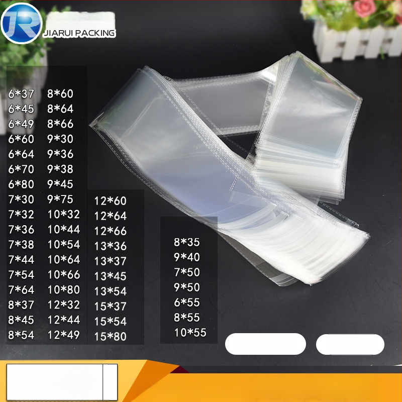 OPP skaidrus įpakavimo maišelis, lipnus, 100% grynas plastikas, logotipo spauda, vidinis įpakavimas, dulkių ir drėgmės apsauga