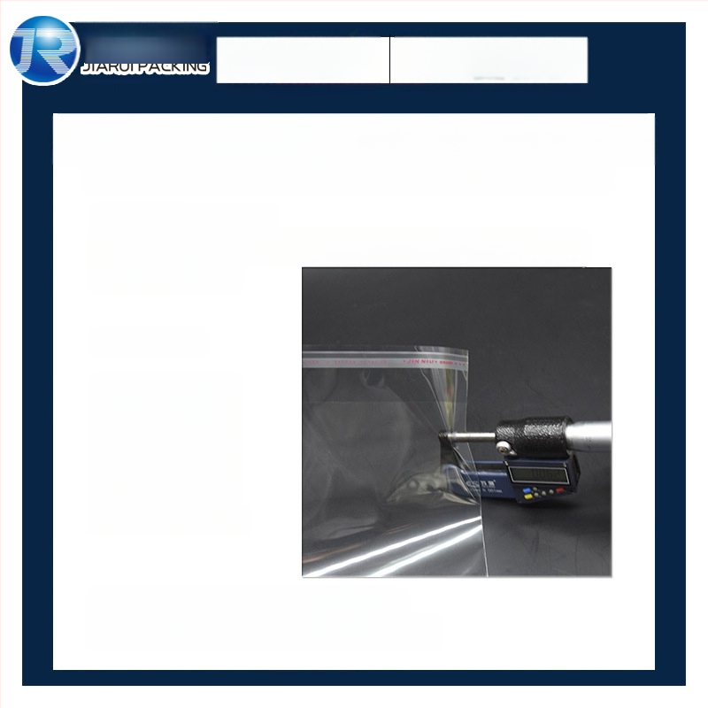 OPP skaidrus įpakavimo maišelis, lipnus, 100% grynas plastikas, logotipo spauda, vidinis įpakavimas, dulkių ir drėgmės apsauga