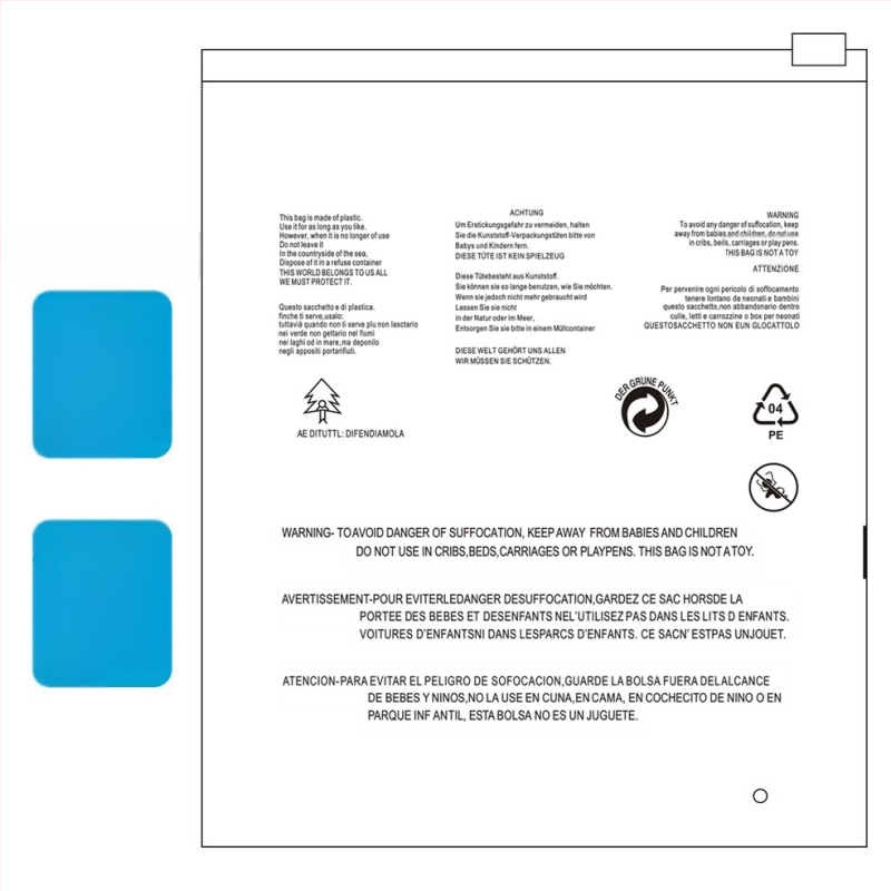 Pólózsemlési cipzáras táska, átlátszó matt felület, szervező pólók számára — Pengsheng márka; dupla réteg vastagsága 12 Silk; eltérés 0,2; napi gyártás 5 millió