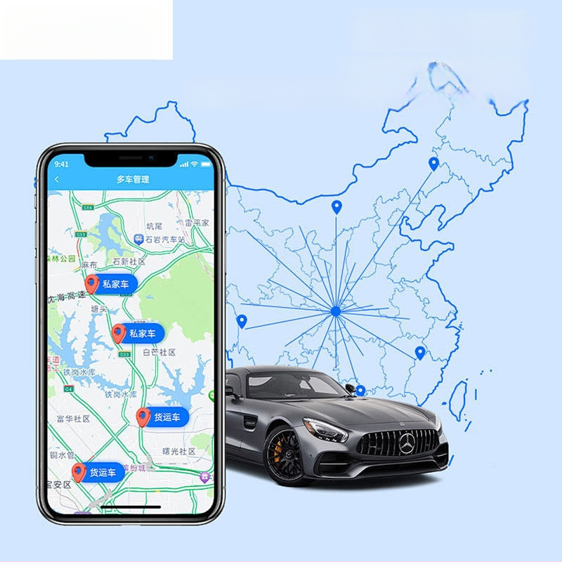 GF08 Τοποθετητής GPS αυτοκινήτου με ακρίβεια τοποθέτησης 5 μ., συναγερμοί: δόνηση, κινητό, γεωπεριορισμός, υπέρβαση ταχύτητας, μπαταρία πολυμερούς 72 ωρών, ενσωματωμένη κεραία, χάρτες Google, Gaode, Baidu