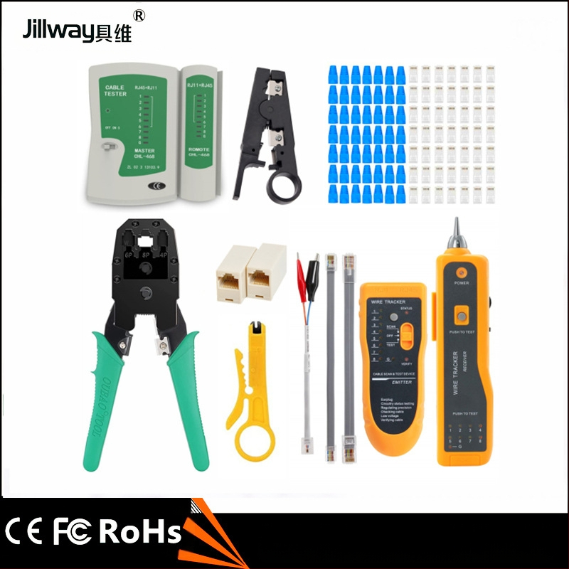 Wire Tester JW-360 (Jillway Dimensional) – измерване на проводници, отстраняване на изолация и пресоване на crystal head, поддръжка на мрежи