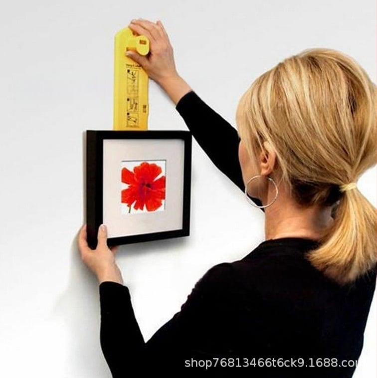 Нивелир за монтаж на рамки за снимки с позициониращ щифт – дължина 350 мм, ширина 9 см, дебелина 1 см, нетно тегло 162 г