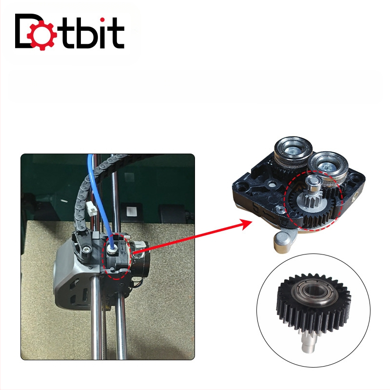 Зъбно колело за 3D принтер: K1 серия екструдер редуктор, съвместимо с K1/K1C/K1Max