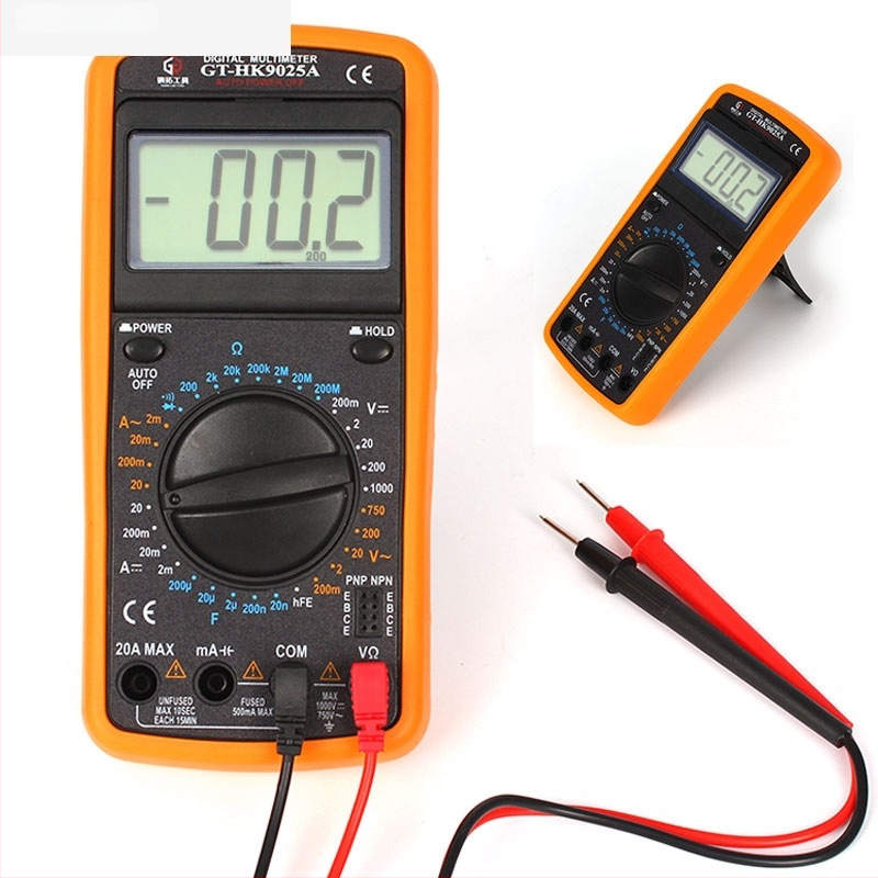 Digitalni multimetar za električne radove, visoka preciznost, automatski, za kućnu upotrebu, model GT-HK9025D