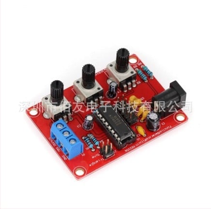 XR2206 генератор на сигнали – DIY комплект със корпус, синусоиден сигнал
