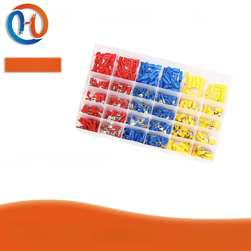 Кримп терминален комплект, в кутия, 480 бр., студено пресовани клеми за проводници, Luxury Century