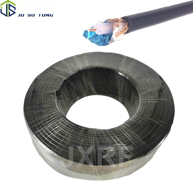 RG58 koaksialinis kabelis, UHF PL259 vyriška–vyriška jungtis, RF kabelis su mažu nuostoliu perdavimui