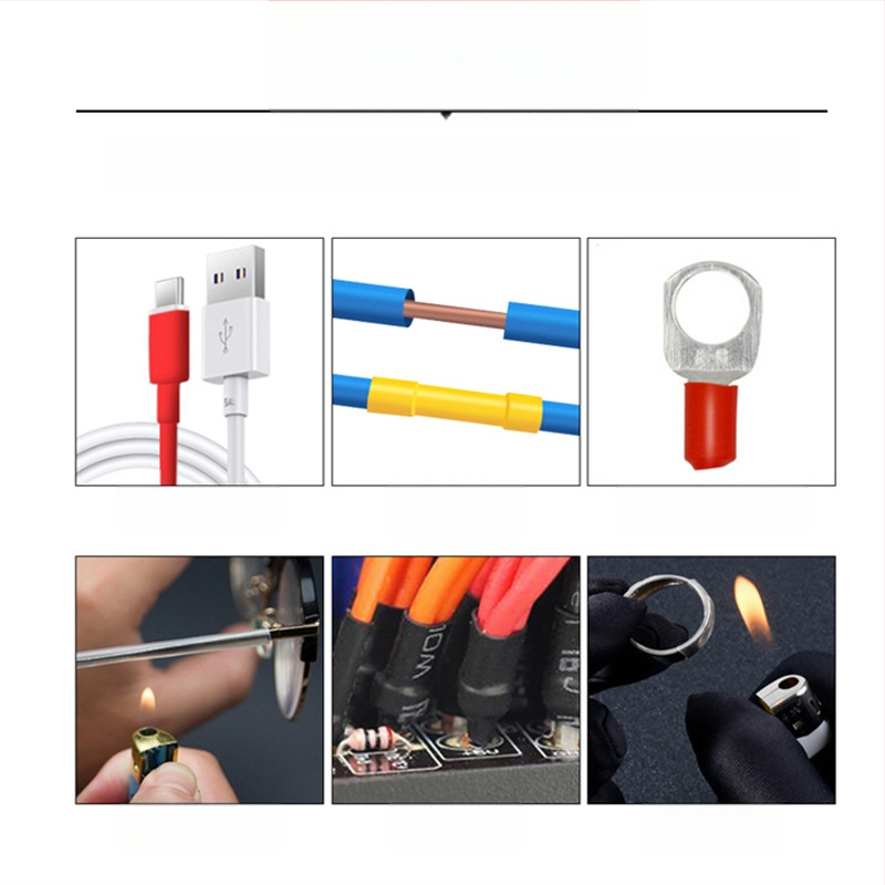 Комплект термоусадими тръби, серия 100D, 260°C, 1000V, Огнеустойчивост V2, Пластмаса