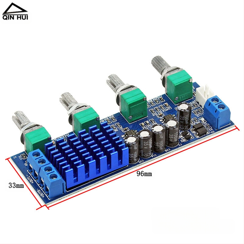 Δικαναλικός ψηφιακός ενισχυτής πλακέτας με TPA3116D2 – 80W×2 έξοδος, ενισχυτής ήχου