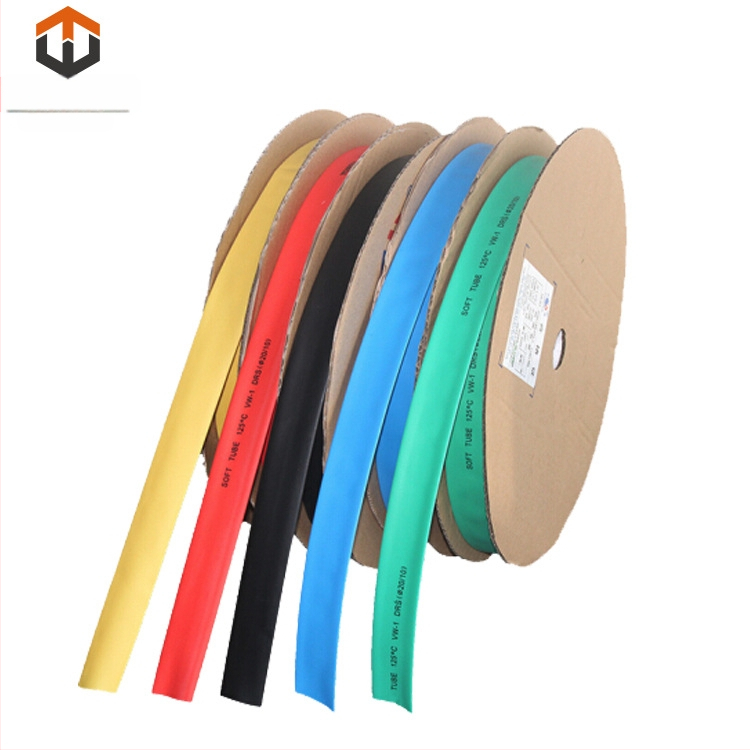 Термозакриваща изолационна тръба, PE термопластична, 125°C устойчивост, обработка и персонализация налични