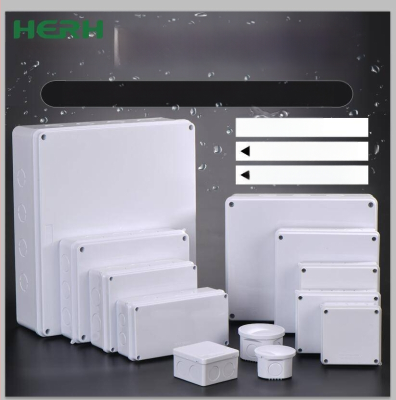 Kabeļu sadales kaste IP65, ūdensizturīga ABS plastmasas korpuss ar noslēgšanas dizainu pret mitrumu un putekļiem
