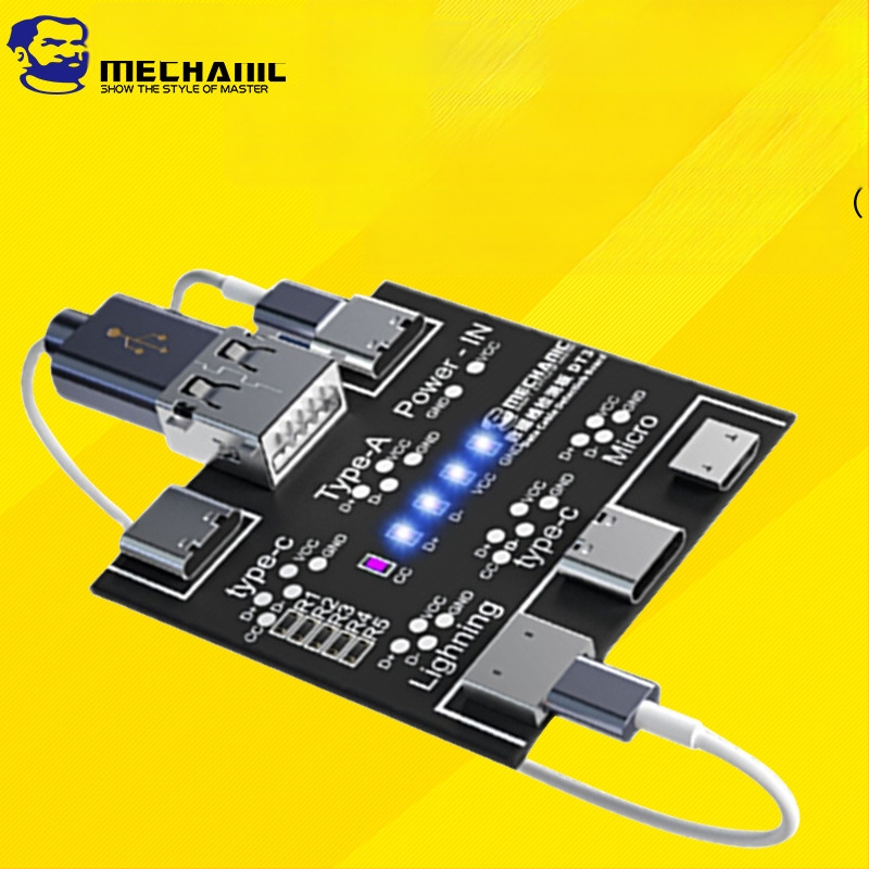 DT3 платка за тестване на кабели за данни за Apple, Android, Type-C и Huawei – PC платка, телекомуникационна поддръжка