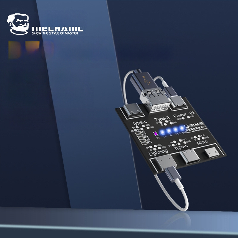 DT3 платка за тестване на кабели за данни за Apple, Android, Type-C и Huawei – PC платка, телекомуникационна поддръжка