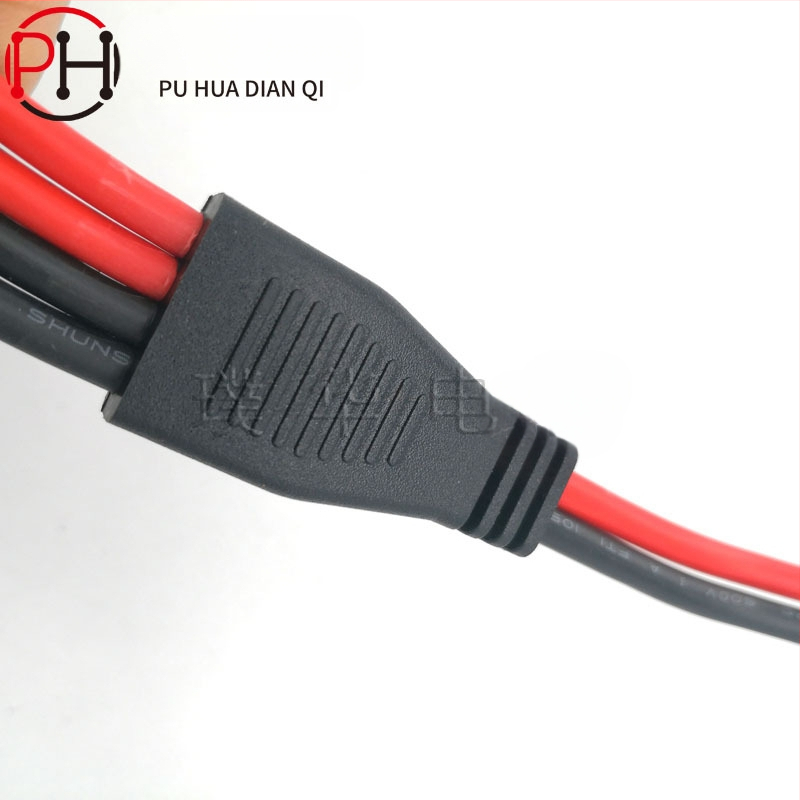 SAE skirstomasis kabelis 1-2, 10 AWG maitinimo laidas, ETL sertifikatas, automobilių saulės baterijų jungtis