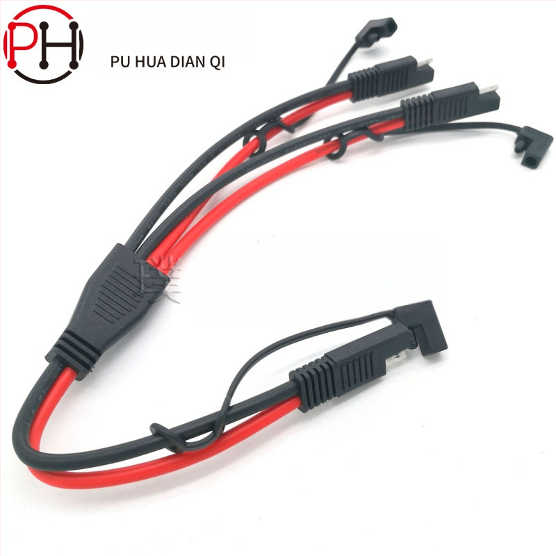 SAE skirstomasis kabelis 1-2, 10 AWG maitinimo laidas, ETL sertifikatas, automobilių saulės baterijų jungtis