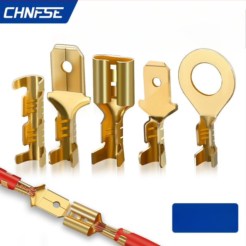 Crimp jungties terminalas su spyru įdėklu ir izoliuotu gaubtu, dėžutėje 135/270 vnt.