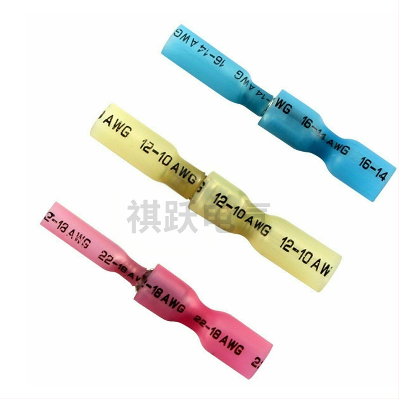 Qiyue Electric 220 vnt visiškai izoliuotų terminalų komplektas su vyriškais ir moteriškais jungtimis, atsparus vandeniui, su šilumos susitraukiančiais vamzdeliais dėžutėje