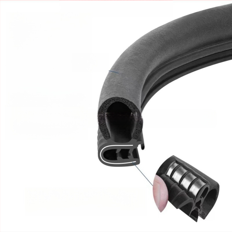 Автомобилна уплътнителна гумена лента, U-образен кант, защита от прах, водоустойчива и шумоизолационна за разпределителни шкафове; устойчивост на стареене, UV устойчивост, устойчивост на озон и киселинно-алкална среда