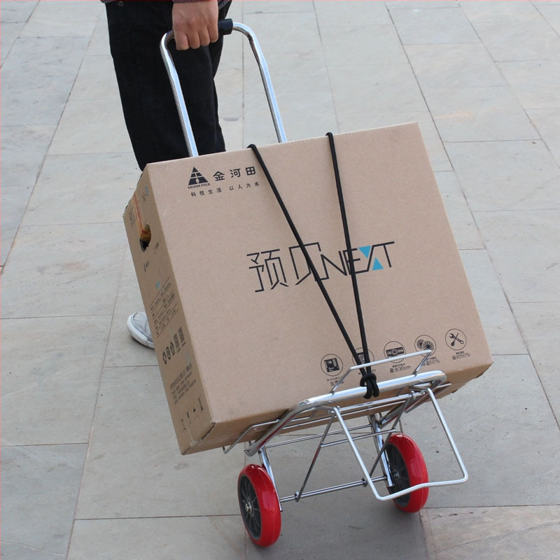 Δύο-τροχό καρότσι αποσκευών, φορητό με ράβδο έλξης (αναδιπλούμενο, σίδηρος, ράβδος έλξης, μη αναδιπλώνεται)