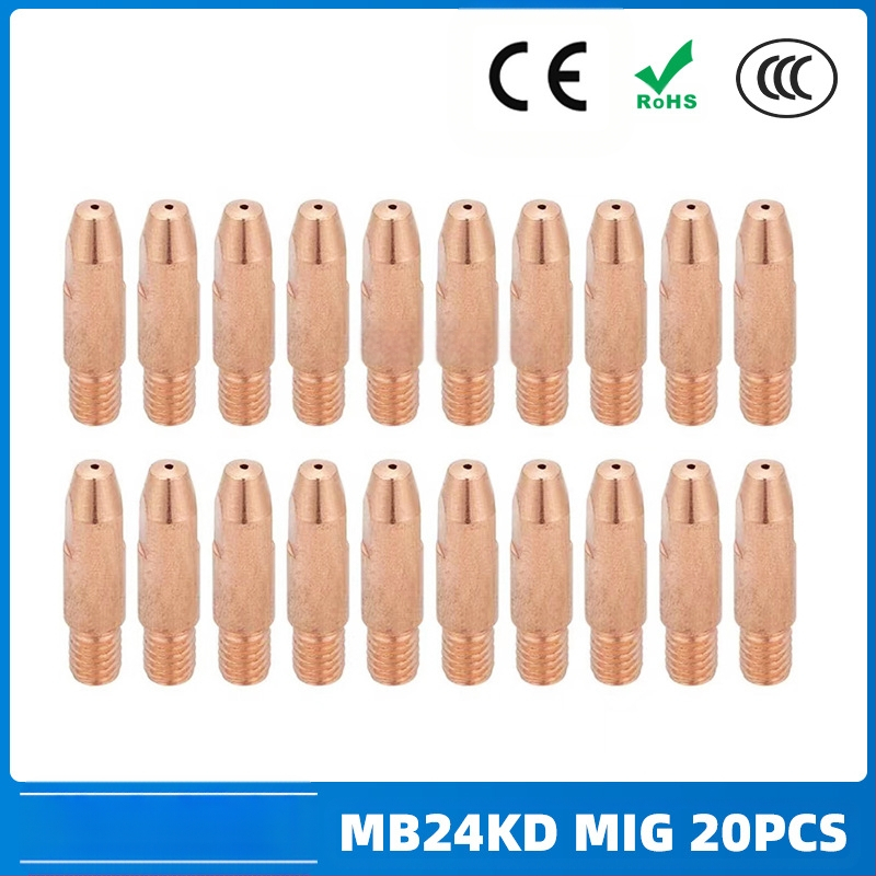 Duža za gasno zaštićeno zavarivanje MB24KD, bakrena, MIG/MAG, SAGAO – 200 komada u kutiji