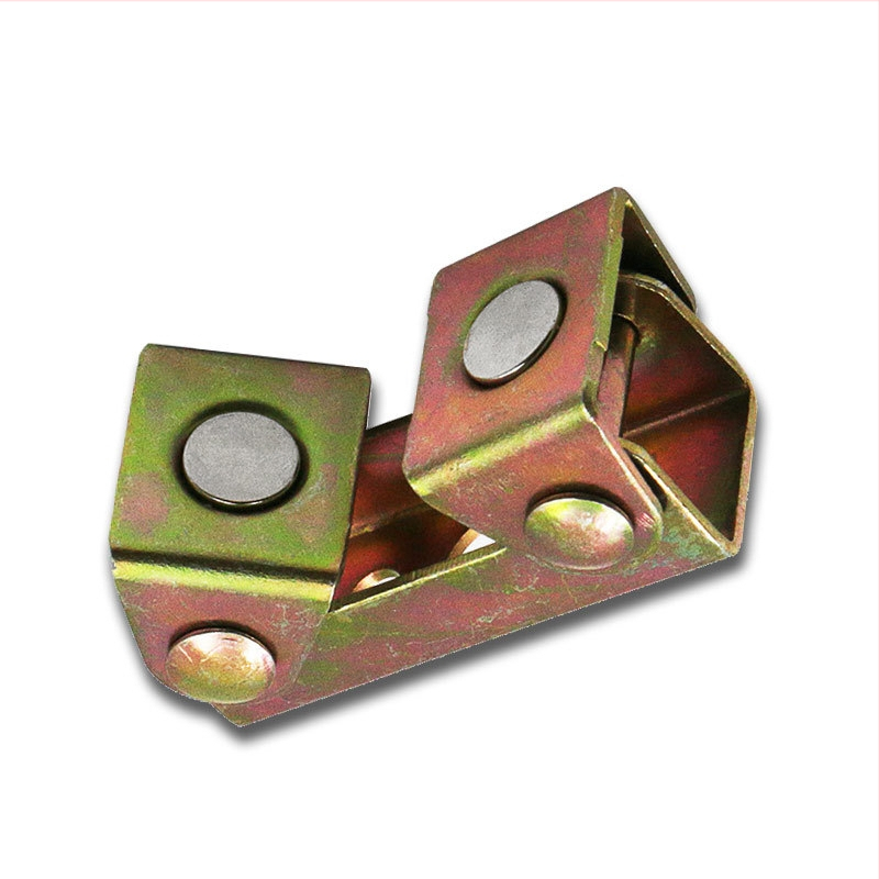 V alakú mágneses, állítható hegesztő rögzítőcsőkhöz — szerszámacél, tömege 50