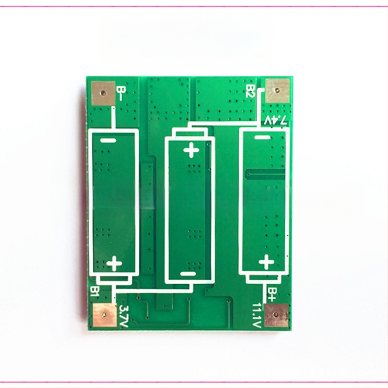 CXW защитна платка за батерии за клетки 18650, три последователни вериги, 25A, ROHS-сертифицирана