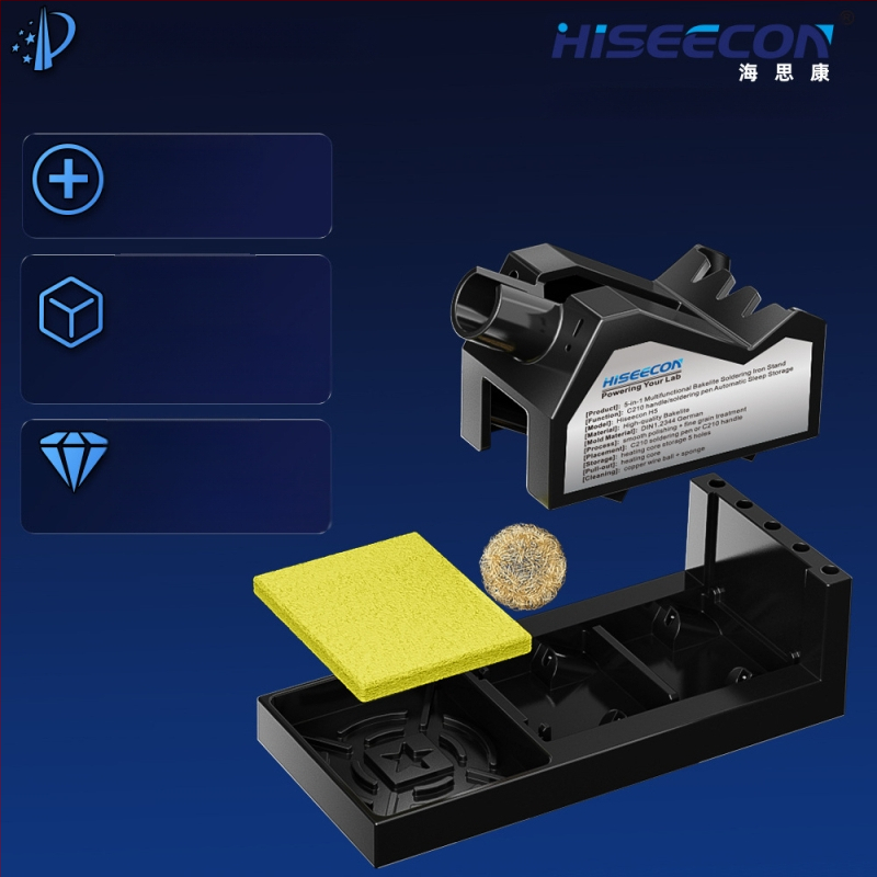Držač za lemilicu, otporan na visoke temperature, inteligentni stalak za lemljenje, Hiseecon