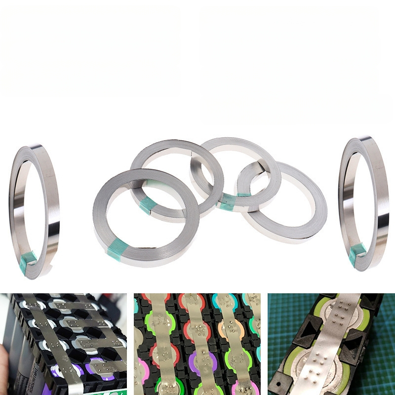 Никелова лента за свързване на 18650 литиева батерия, дължина 5 м, дебелина 0,12 мм