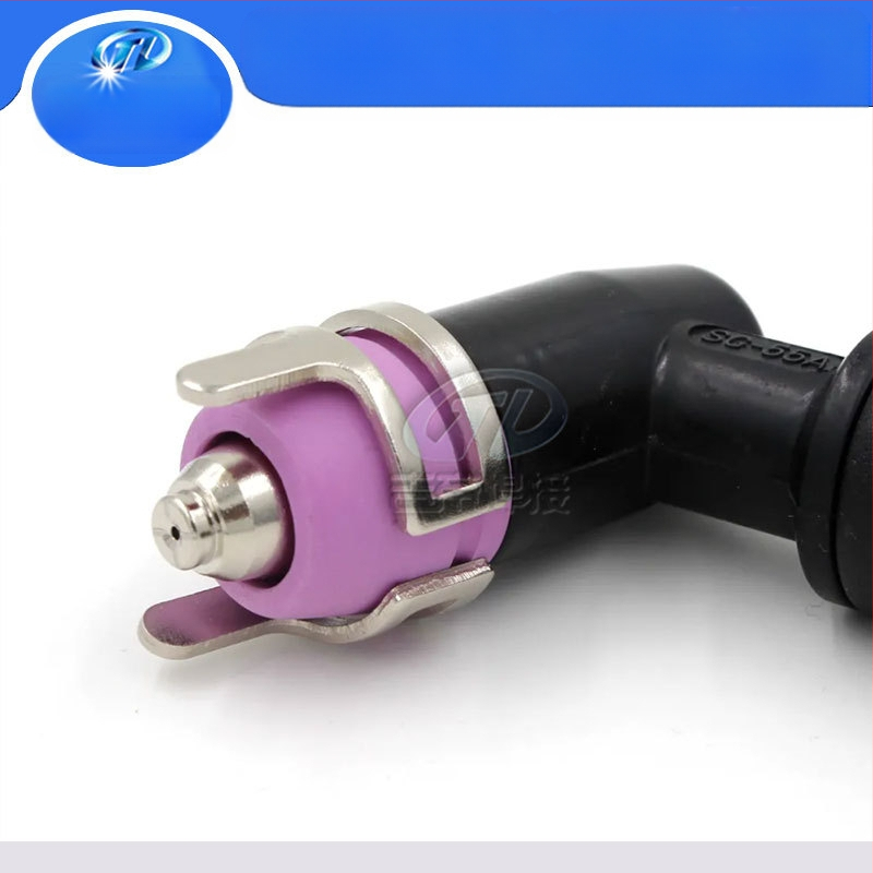 4 komada dvodijelni držač za plazma rezni pištolj, kompatibilan AG60/SG55, set potrošnog materijala i dijelova za habanje (fiksni držač)