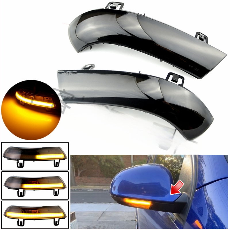 LED φανάρι σήματος για καθρέφτη οπισθοπορείας, μοντέλο LSG-VW01, 5W, 12V, συμβατό με Golf 5 MK5 (2003-2008), Golf 5/6 Plus (2005-2013), Jetta MK5 (2006-2012), Passat B5.5 (2001-2005), Sharan (2003-2010).