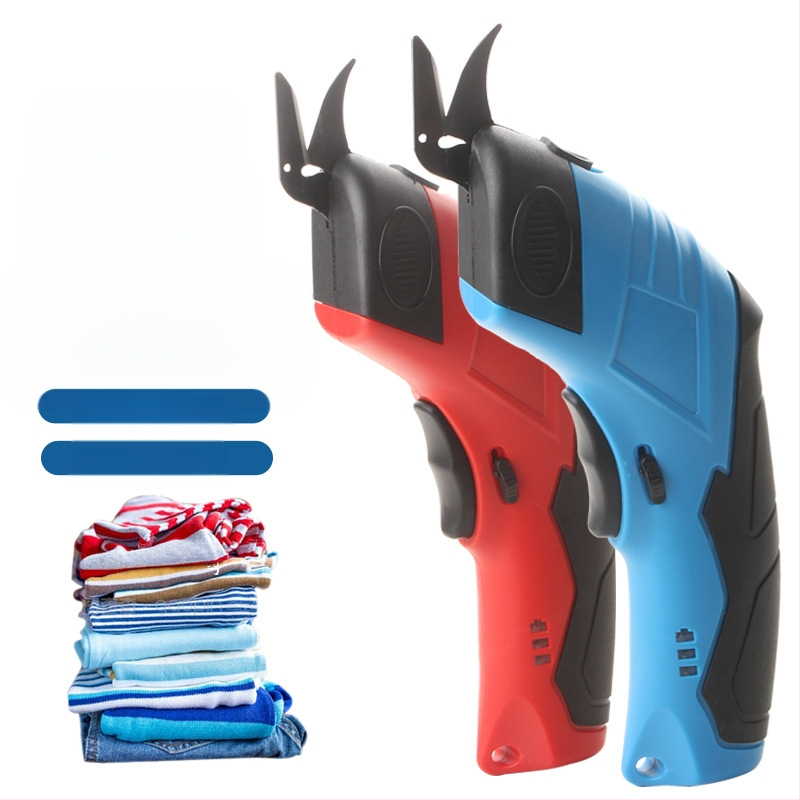 Elektrinės kirpimo žirklės su volframo plieno ašmenimis, įkraunama ličio baterija, 3,6V, skirti audiniams