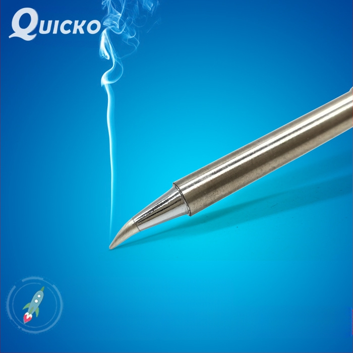 Špica za lemilicu T12 – zakrivljeni vrh, bezolovni bakar, 0-480°C, 70W