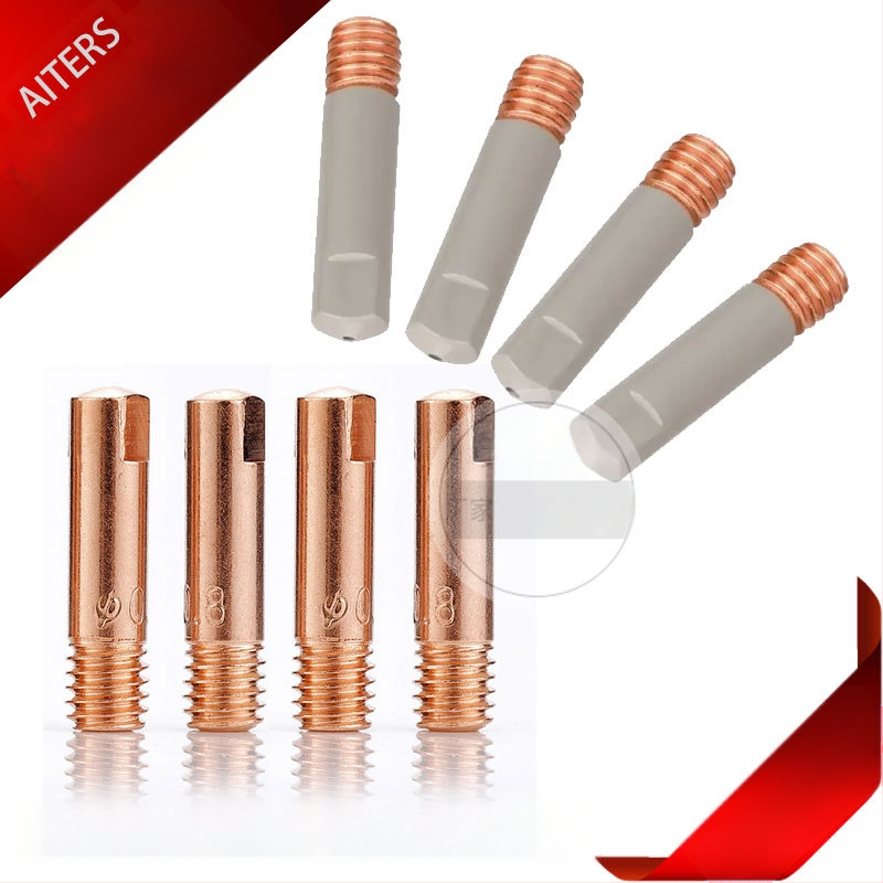 Outs 15AK Медна контактна дюза за газово-щитено заваряване, дюза за подаване на тел