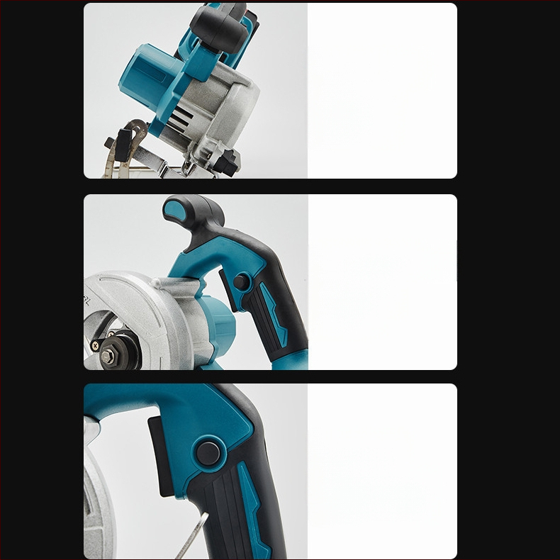 Burui 21V безчеткова безжична циркулярна пила за дърва с литиева батерия, преносим ръчен инструмент