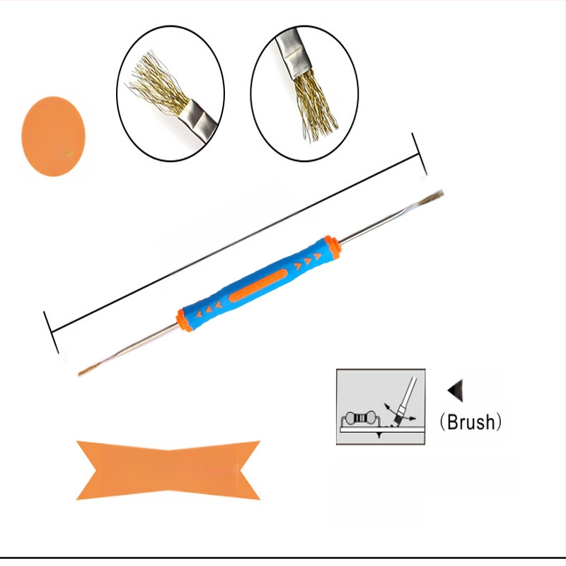 6-in-1 litavimo įrankių rinkinys, 6 dalių rinkinys elektroninėms plokštėms, chrom-vanadžio plienas, metrinis standartas, telekomunikacijų priežiūra