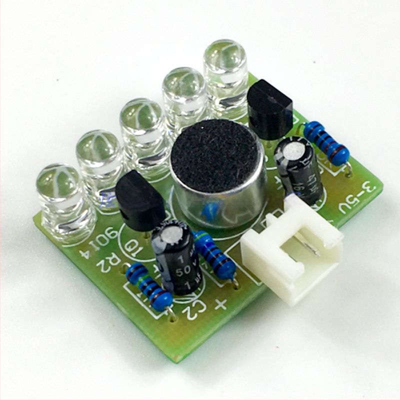 Електронен обучителен комплект за производство: звукоконтролирана LED лампа с мелодия, DIY модел (бренд: xlan; цел: електронно обучение; модел: diy)