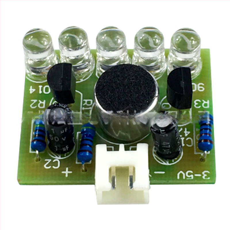 Електронен обучителен комплект за производство: звукоконтролирана LED лампа с мелодия, DIY модел (бренд: xlan; цел: електронно обучение; модел: diy)