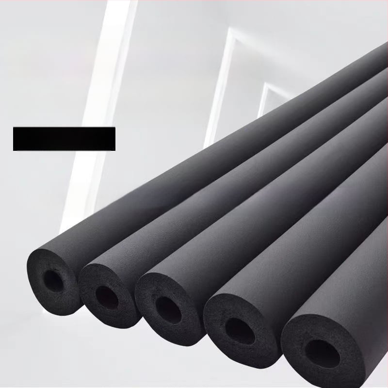 Izoliuoti gumos-plastiko vamzdžiai HVAC ir vandentiekliams, uždarosios ląstelės, branduolys NBR/PVC, -40–110°C, šilumos laidumas 0,031 W/mK